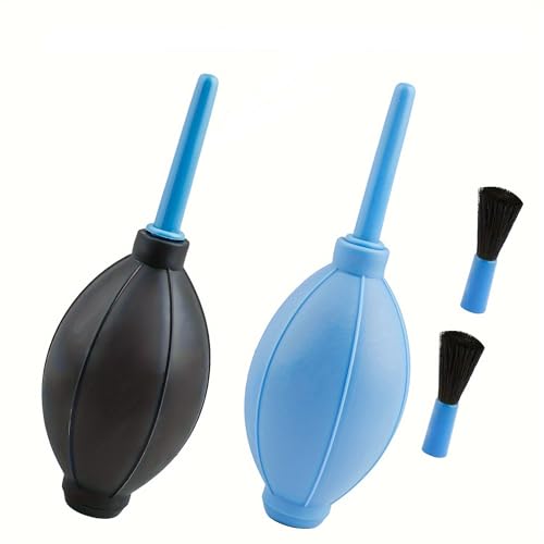 Computer Cleaning Kit with TPE Air Blower and Soft Brush 2-Sets for Camera Lenses, Keyboards, Electronics Home Office Travel, 2Sets - color: 2sets