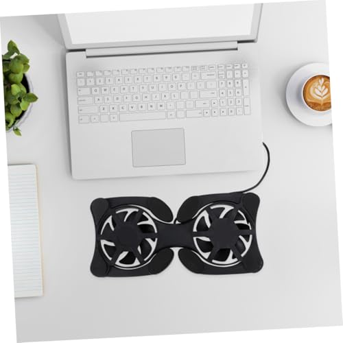 OSALADI Portable Foldable Laptop Cooler Fans USB Powered Notebook Cooling Mat Lightweight Space-Saving Design - Pads for Enhanced Stability Energy Efficient Heat Dissipation