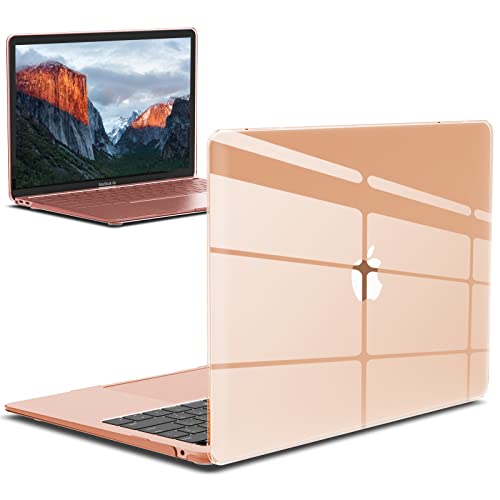 IBENZER Compatible with 2022 2021 2020 MacBook Air 13 inch case M1 A2337 A2179 A1932, Plastic Hard Shell Case for Mac Air 13 Retina Display with Touch ID, Crystal Clear, MMA-T13CYCL - color: Crystal Clear