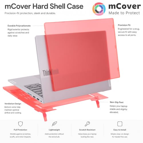mCover Case ONLY Compatible for 2023~2025 14" Lenovo ThinkBook 14 G6 / G7 Series Windows Notebook PC (NOT Working with Other Lenovo Models) - Blue - color: Blue
