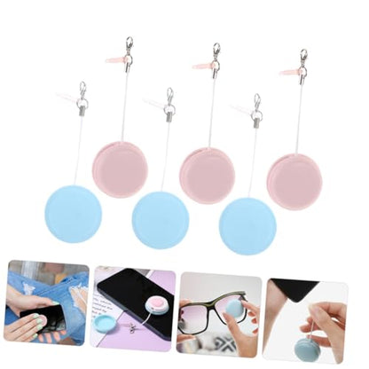 NOLITOY 6pcs Screen Cleaning Phone Screen Eyeglass Cleaner Scratch Lint Multi- Cleaning Tool for Carrying