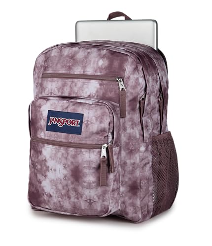 JanSport Laptop Backpack - Computer Bag with 2 Compartments, Ergonomic Shoulder Straps, 15” Laptop Sleeve, Haul Handle - Ice Dye - color: Ice Dye Mahogany