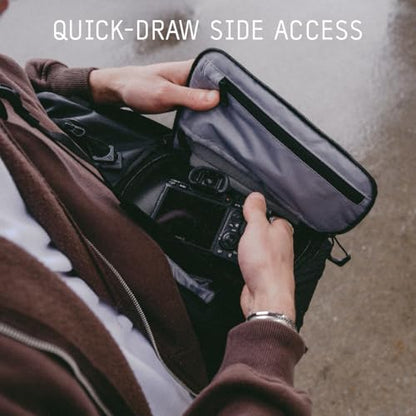 WANDRD PRVKE Pocket 21L V4 Photography Bundle – Compact Travel Camera Backpack with Essential Camera Cube and Laptop Sleeve - color: Black, size: 21L (Photography Bundle), style: Pocket