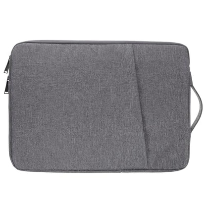Ipetboom Shockproof Laptop Bag 15.6 Inch Polyester Sleeve with Tablet Holder, Sturdy Carrying Case for Outdoor and Office Use, Dark Gray Protective Computer Briefcase