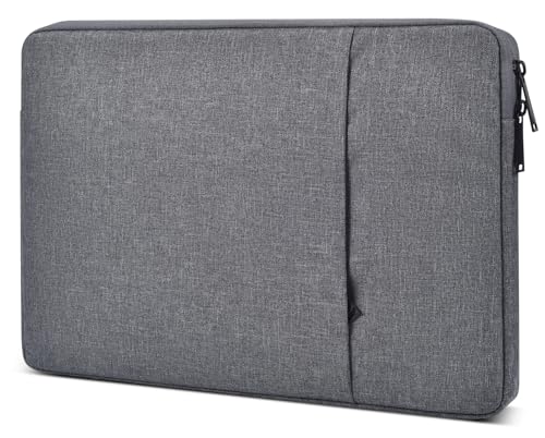 Portable Monitor Sleeve 18.5 inch, Padded Carrying Case Compatible with Most 18.5-in Portable Display Monitors, Water-Resistant Shockproof Monitor Bag with Accessory Pocket -Space Gray - color: Space Gray, size: 18.5 Inch