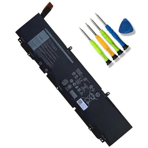 JOTACT 5XJ6R（11.4V 56Wh） Laptop Battery Compatible with Dell Precision 5750 5760 5770 XPS 17 9700 9710 9720 9730 Series XJ6R XG4K6 03324J 01RR3 001RR3 - size: 13.03*2.75*0.34 inch 5XJ6R