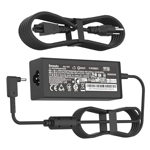 45W Laptop Charger for Acer Aspire 1 3 5 N20C5 N23C3 N23H1 ADP-45FE F PA-1450-26 A515-44 A515-45 A515-46 A515-45-R74Z A515-46-R3UB A515-54 A515-56 A315-24P-R7VH 19V 2.37A 3.0*1.1mm Adapter Power Cord