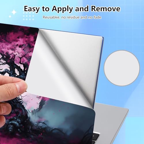 Universal Laptop Skin Sticker Decal for 11.6”12" 13" 13.3" 14" 15" 15.4" 15.6" Reusable Waterproof Scratch-Scratch Resistant Protective Vinyl Laptop Notebook Skin Stickers - Cherry Blossom Tree - color: Cherry blossom Tree