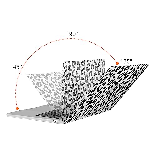 MOSISO Compatible with MacBook Air 15 inch Case M5 M4 M3 M2,Transparent | Protective Leopard Grain Hard Shell&Keyboard Cover&Screen Protector for MacBook Air 15.3 inch A3241 A3114 A2941 2026-2023 - color: Transparent