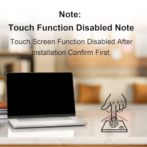 Yunseity 14 Inch Magnetic Laptop Privacy Screen Removable Washable Anti Peeking Computer Screen Protector with Ultra Wide Viewing Angle for Business Travel Office Work