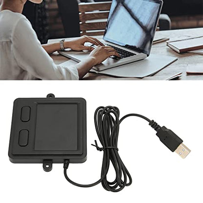 Zunate Wired USB Touchpad, High Sensitivity Portable Trackpad for Laptop and Desktop, Mini External USB Touchpad Trackpad with 2 for 10, 8,7