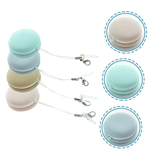 Ipetboom 4pcs Macaron Phone Screen Cleaner Eyeglass Lens Cleaning Cloths Screen Gentle Surface Cleaning Compact Washable