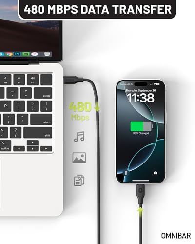 USB C to USB C Cable 6FT, Soft Silicone 240W Fast Charging Cable | Soft-Touch Finish, Tangle-Free Design, PD Fast Charging, for iPhone 17/16/15, Galaxy S26/S25, Earbuds, iPad, MacBook Air/Pro - color: C to C Silicone Black