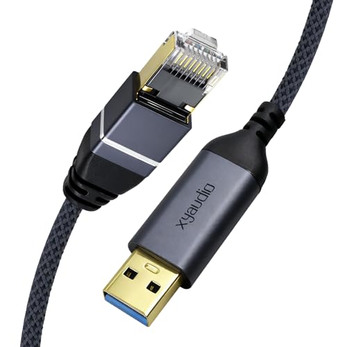 Ethernet to USB 3.0 A Cable, Slim USB to RJ45 Gigabit Internet LAN Network Cable, Directly Connected, Compatible with Laptop, Desktop PC, Switch, 6ft/1pk - size: 6 feet, style: USB A to Ethernet