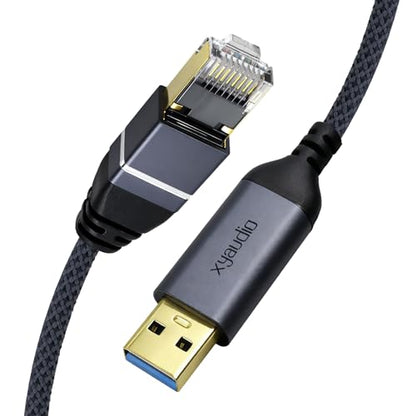 Ethernet to USB 3.0 A Cable, Slim USB to RJ45 Gigabit Internet LAN Network Cable, Directly Connected, Compatible with Laptop, Desktop PC, Switch, 15ft/1pk - size: 15 feet, style: USB A to Ethernet