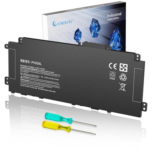 PV03XL HSTNN-LB8S Laptop Battery Compatible with HP Pavilion x360 13-BB 13-BB0000 14-DV 14-DK 14-DW 14M-DW 14-dv0xxx 14m-dw0xxx 14M-DW0023DX L83393-005 Series L83388-421 M01144-005 L83393-005 - color: Black09