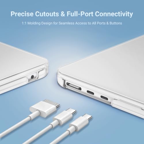 MOSISO Compatible with MacBook Air 13 inch Case M5 2026 M4 M3 M2 2025-2022 | A3449 A3240 A3113 A2681, Scratches-Resistant Protective Hard Shell for MacBook Air 13.6 inch Case, Matte Clear - color: Matte Clear