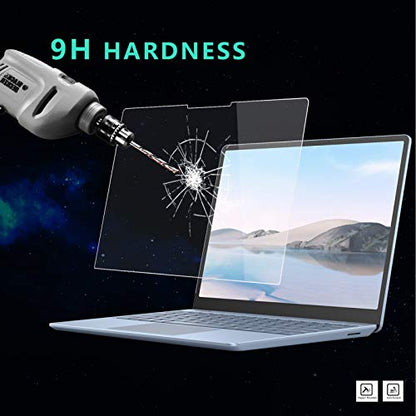 Megoo ArmorShield Surface Laptop Go 3 (2023) 12.4" Glass Screen Protector | 9H Hardness/ Easy Installation/ Ultra Clear/ Tempered Glass, Also Compatible for Surface Laptop Go 2/1(2020), 2 Pack - size: Laptop Go 12.4"