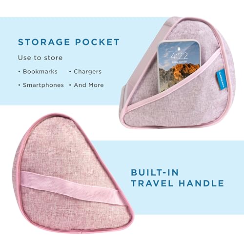 LAPGEAR Book Pillow - Pink, Fits 6" x 9" Books - color: Pink