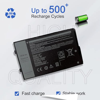 JOTACT 6WVHD 35.6Wh Laptop Battery Replacement for Dell Latitude 7230 Rugged Extreme Tablet T06H 06H001 Series Notebook 0VDDJY 0JM6CX 451-BDDY FNW8F VDDJY JM6CX 7.6V 4457mAh - size: 4.11*2.48*0.37inch 6WVHD