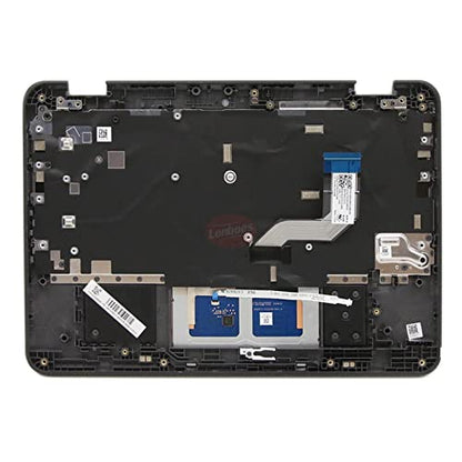Laptop Palmrest Upper Case Top Cover with US Keyboard and Touchpad Mousepad Assembly Replacement (WFC Hole) for Lenovo 300e Chromebook Gen 3 82J9 82JA WiFi 5M11C94721 - color: Palmrest Assembly WFC WIFI 5M11C94721