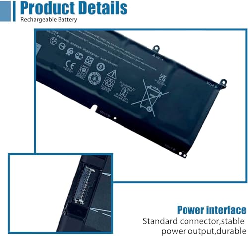 69KF2 Laptop Battery Replacement for Dell XPS 15 9500 9510 9520 Precision 5550 5560 5570 Alienware M15 M17 R3 R4 G15 Inspiron 7510 7610 P87F P91F Series 70N2F M59JH 8FCTC 11.4V 86Wh 7167mAh - size: 11.4*3.3*0.26 inch 69KF2