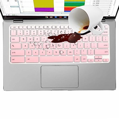 Keyboard Cover for ASUS Chromebook CX1100 CX1101 CX1102 CR1100 11.6, Chromebook C523NA CX1500 CX1400 CM1400 14 15.6, Chromebook C523NA C433 C425TA C423 C302 (NOT FIT C436 C434 CX1700 CX3 CX5 CX9) - color: MintGreen