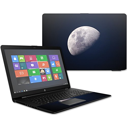 MightySkins Skin Compatible with HP 17t Laptop 17.3" (2017) - Moon | Protective, Durable, and Unique Vinyl Decal wrap Cover | Easy to Apply, Remove, and Change Styles | Made in The USA - color: Moon