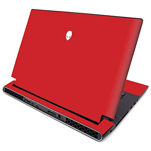 MightySkins Skin for Alienware M15 R2 (2019) - Solid Red | Protective, Durable, and Unique Vinyl Decal Wrap Cover | Easy to Apply, Remove, and Change Styles | Made in The USA (ALWM15R219-Solid Red) - color: Solid Red