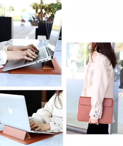 Black Shockproof Laptop Case 14-15.6 Inch ONLY MacBook Pro Air Dell Inspiron HP Pavilion ASUS ZenBook Lenovo IdeaPad Ultra-Thin Water Resistant Bag, Not for 11-13” - color: Black, size: Size Large 14-15.6 inch