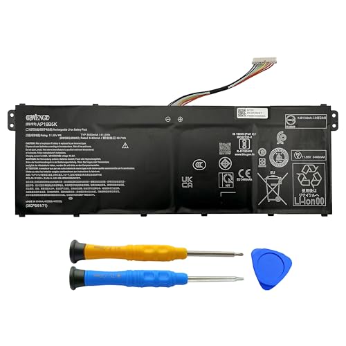 JPFMR Laptop Battery AP19B5K AP19B8K for Aspire 3 A315-24P A314-35 A315-56 A315-57 A315-57G A315-58G A315-59 A315-59G A317-52 A317-53 A317-53G Aspire EX215-54 EX215-54G 11.4V 42Wh 3650mAh