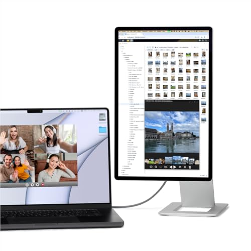 SOTSU FlipAction Elite 16" | 4K Portable Monitor | 3840 x 2400 (UHD+) | 60 Hz | 100% DCI-P3 | 450 Nits | Pivot Rotate | Full Metal CNC | Perfect Match for Mac and Windows (Silver) | 3840x2400 UHD+ | 60Hz | 100% DCI-P3 | 450 Nits | Pivot Rotate | Full Meta