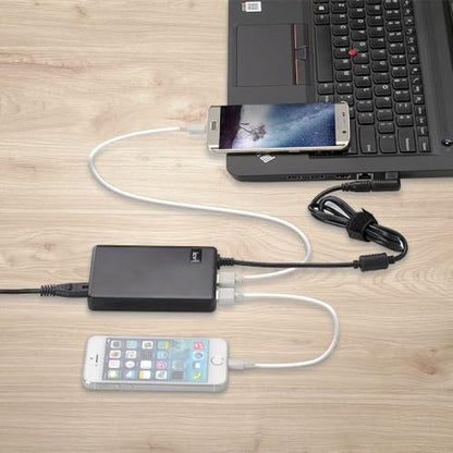 90W -30W Universal Laptop Charger for HP DELL Lenovo and More with 2 USB Ports, AC Adapter Power for Asus F K Q R S TP X Zenbook UX Series Vivobook 15 Series X512 X513EA X515 X540 F512 F513 F515