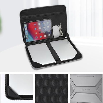 MOSISO Laptop Case 15.6 inch, 15-16 inch Laptop Sleeve, Gray | Compatible with MacBook Pro 16 / Air 15,HP Acer Dell Lenovo ASUS,Artistic Geometric EVA Carrying Case Hard Shell with Handle - color: Gray, size: 15.6 inch
