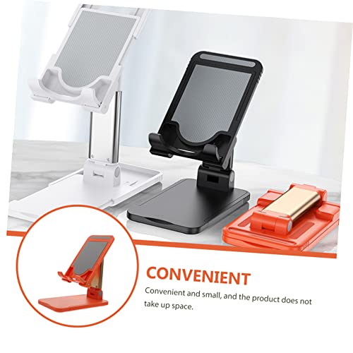 SEWACC Portable Folding Laptop Stand Laptop Riser with Heat Dissipation for Desk Use Practical Phone and Tablet Holder with Cable Management Lightweight Rack for Home Office
