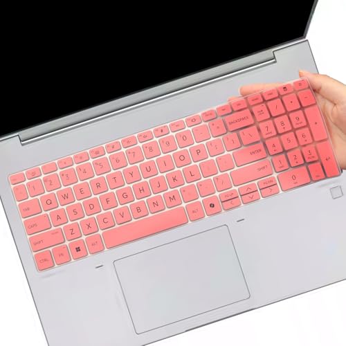 Keyboard Cover for HP ProBook 460 G11 /ProBook 465 G11 16 inch Laptop & 2025-2024 HP ProBook 460 465 16 inch Laptop Accessories Protective Keyboard Cover Skin US Layout-Pink - color: Pink