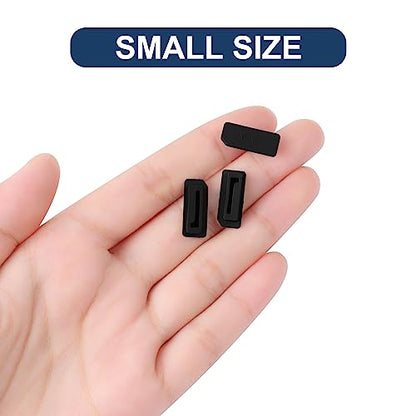 uxcell 10Pcs SATA Dust Plugs, Black Silicone Dust-Proof Stoppers for Laptop, Desktop Computer, Server SATA Ports