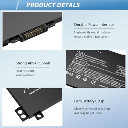 LK03XL L09281-855 Battery Replacement for HP Envy X360 Convertible 17m-ae0xx 17m-ae111dx 17-ae1xx 17-bw0013dx 15m-bp1xx 15m-cn0xxx 15m-cp0xxx 15m-cn0012dx 15m-bq021dx 916368-421 916814-855 - style: LK03XL