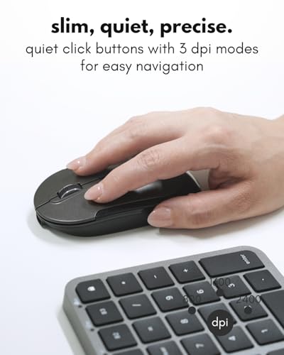 Macally Bluetooth Mac Keyboard and Mouse (Compact, Multi Device, Rechargeable) - Wireless Apple Keyboard and Mouse Combo - for Mac mini/Studio, MacBook Pro/Air, iMac, iPad, iPhone - Space Black - color: Space Black