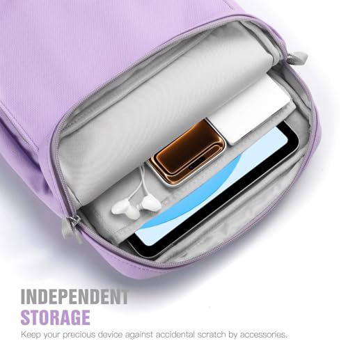 TiMOVO 9-11" Tablet Sleeve Bag Carrying Case with Strap, Purple | Fits iPad A16 11", Pad Air 11/5th & 4th 10.9", 10th Gen/10.2", Galaxy Tab A11 Plus, Multi-Pocket, Handle, Padded Protection - color: Ad-Purple, size: 9-11