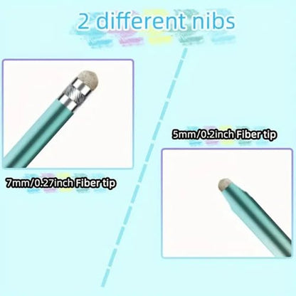MultiDevice Capacitive Digital Pen High Accuracy Writing Tool Touch Lightweight Design for Drawing Note Taking Digital for Tablets - color: Green and golden
