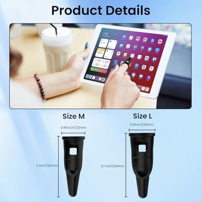 Capacitive Finger Stylus Pen for Touch Screens | Soft silicone finger tip, High sensitivity and accuracy,Universal fit for iOS & Android phones,tablets