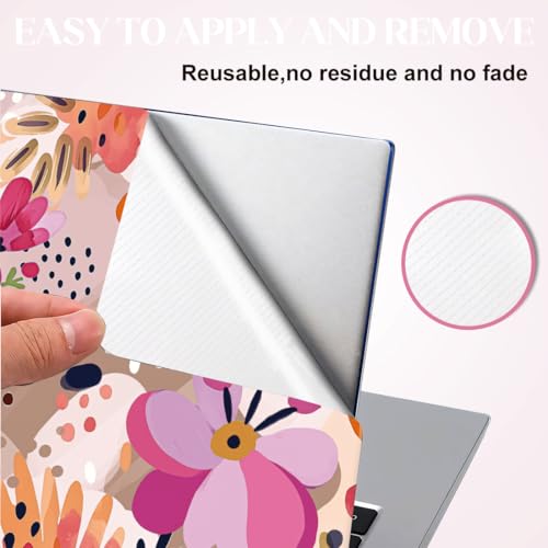 SUPERDANT Laptop Skin Sticker Decals Universal Notebook Vinyl Skin Cover | Graffiti Flowers Laptop Decals Personalized Universal Computer Wrap Vinyl Skin Stickers Cover Art Decal 12-15.6 Inch Gifts - style: Graffiti flowers