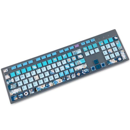 Keyboard Cover for Dell KM636 KB216 KB216t/d/p Keyboard, Dell Optiplex 3050 3240 5250 5460 7450 7050, Inspiron Desktop 3475 3477 3670 5400 5490 7700 7790,Peony - color: Peony