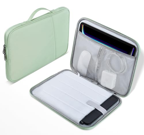 13 inch Laptop Sleeve Case for 2026 MacBook Neo 13-inch, 2026-2024 MacBook Air 13.6 inch M5 M4 M3 M2 Chip Water-Resistant Shockproof Handle Bag Cover w/Accessory Pocket -Mint Green - color: Mint Green, size: 13-inch for Macbook Air/Neo