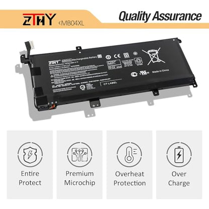 MB04XL Battery for HP Envy X360 Convertible M6-AQ M6-AR 15-AQ 15-AR 15t-AQ | M6-AQ105DX M6-AQ103DX M6-AQ003DX M6-AR004DX 15-AQ273CL 15-AR0xxx 15-AQ173CL 15-AQ267CL 15T-AQ100 15T-AQ200 844204-850 Battery - size: 10.43*4.53*0.2 inch MB04XL