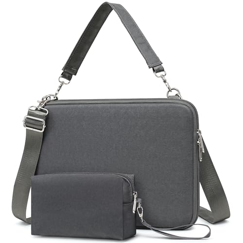HYZUO 13.3-14 Inch Hard Shell Case Laptop Sleeve Bag, Space Gray | for MacBook Pro 14 M5-M1 Pro/Max A3426 A3427 2026-2021, MacBook Air/Pro 13 M5-M1 A3449, MacBook Neo 13,Surface Laptop 13-13.8 - color: Space Gray, size: 13.3-14 Inch