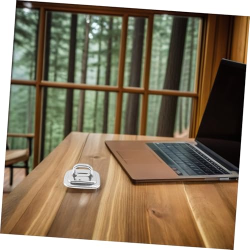 SHINEOFI 1Set Laptop Anchor Plate Security Lock Theft Desk Mount for Multiple Laptop Models Easy Installation Durable Protection Against Theft External Cable Lock Accessory