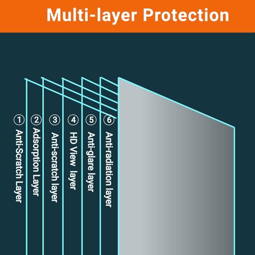 2 Pack Blue Light Macbook Screen Protector Touch Screen Compatible with MacBook Pro 13 inch 2016-2022 M1 M2 and Macbook Air 13 inch 2018-2021 M1, Anti-Glare Anti Scratch Bubble Free for Eyes Protection Blue Light Blocking - color: MacBook Pro 13