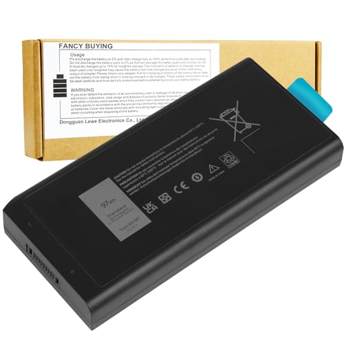 97Wh X8VWF CJ2K1 4XKN5 DKNKD Laptop Battery for Dell Latitude 14 Rugged 5404 5414 E5404 Extreme 7404 7414 E7404 Series P45G P45G001 P45G002 P46G P46G001 P46G002 5XT3V VCWGN XN4KN XRJDF YGV51 453-BBBE - size: 6.57*3.15*0.83inch X8VWF